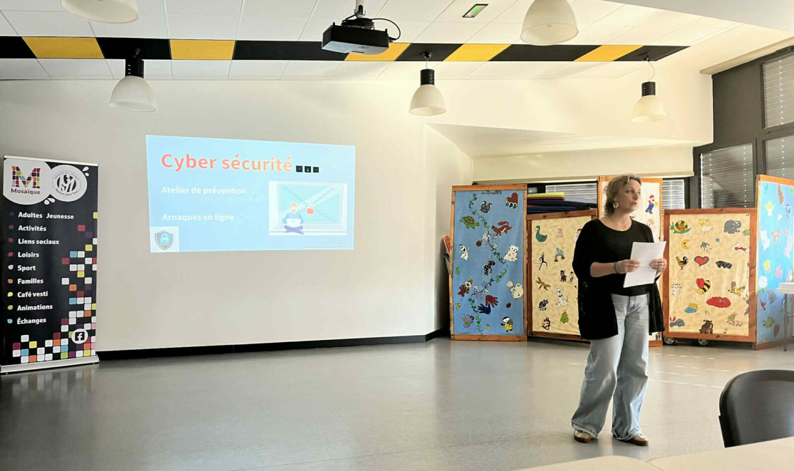 Atelier collectif : prévention des cyber-arnaques